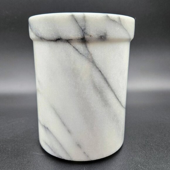 Marble Utensil Holder Wine Chiller White Grey Kitchen Storage Read - Picture 1 of 10